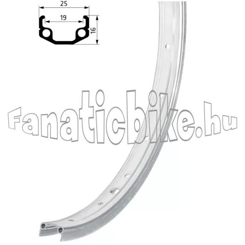  Abroncs KELLYS WASPER, 20H, AV, 16" silver
