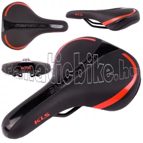 KLS Comfortline nyereg fekete-piros 