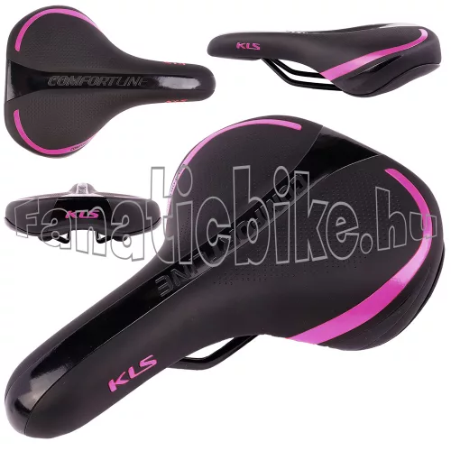 KLS Comfortline nyereg fekete-pink