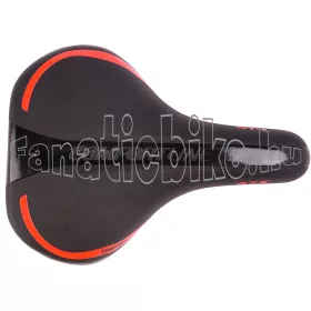 KLS Comfortline nyereg fekete-piros 