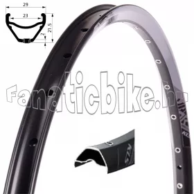 KLS VALOR DSC, 32H, FV, 27,5" abroncs fekete 