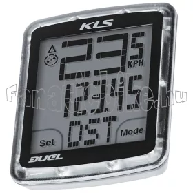 KLS Duel bike computer grey