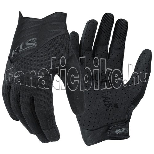 KLS Cutout long black kesztyű L