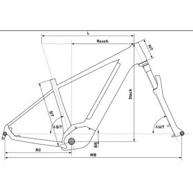 KELLYS Tygon R10 AIR P Steel Blue L 29" 725Wh
