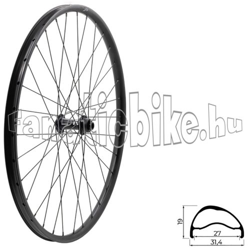 Fűzött első kerék KLS SEGADOR 27 SL DSC F, 28/29", black