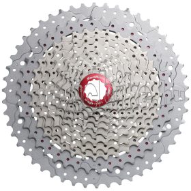   Sunrace CSMX8 11AY 11 sebességes (11-42) fogaskeréksor ezüst-piros