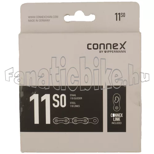 Connex 11S0 11 sebességes 118 szemes lánc + patentszem