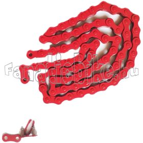   Mongoose Program 1 sebességes 73 szemes lánc + patentszem piros