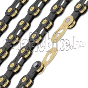   Connex 12SB Black Edition 12 sebességes 126 szemes lánc + patentszem fekete-arany