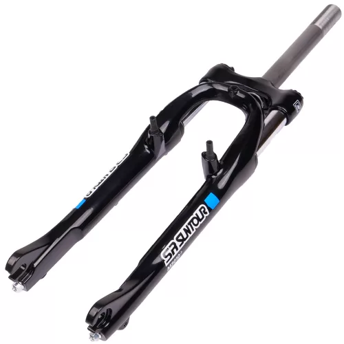 Suntour M3010-A-P 26" MTB 1" menetes teleszkópos villa matt fekete