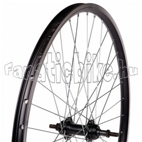   Hátsó kerék 27,5 (584mm) duplafalú fekete alu abroncs fekete alu agy