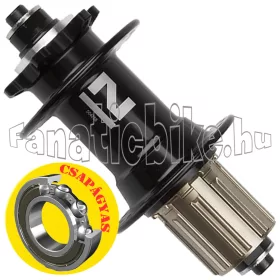   Novatech D042SB-SS-11S 32ly alu gyorszáras kazettás hátsó agy