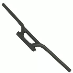   KORMÁNY MTB ALU 640MMX6X70MM GW-HB17 FEKETE, KÖZÉPSŐ MEREVÍTÉS