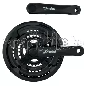   Prowheel MY-AC01 gyerek hajtómű MTB alu 28/38/48T 152mm fekete