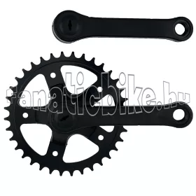 Gyerek hajtómű acél 36T 16-20" 3/32 127mm fekete