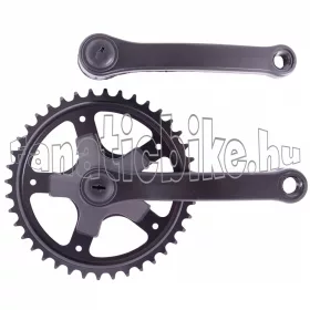 Gyerek hajtómű acél 3/32" 40T 152mm fekete
