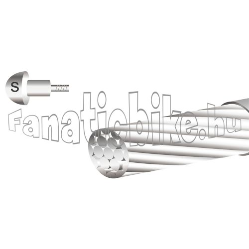 Brakco országúti rozsdamentes slick 1,5X2000mm fékbowden