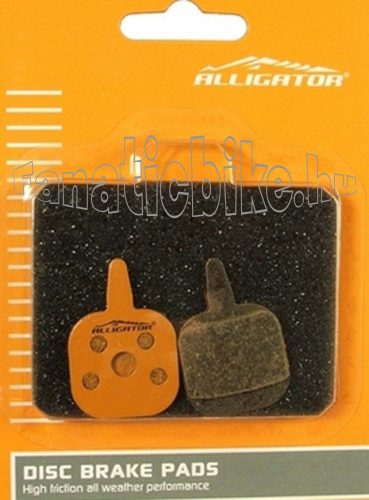 Alligator VX038 tárcsafékbetét (műgyantás)