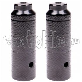   BMX kilépő acél 3/8" 10mm-es tengelyhez 110x38mm fekete