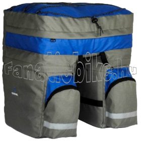 Sahoo táska 3 részes csomagtartóra szürke/kék 