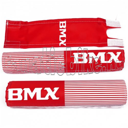 BMX szivacs garnitúra 16"-os kerékpárhoz piros-fehér