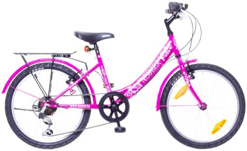 Neuzer Cindy City 20" 6 sebességes felszerelt lány pink/pink