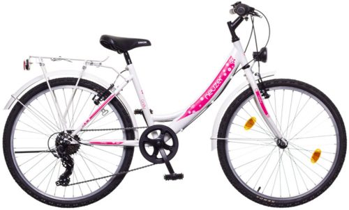 Neuzer Cindy City 24" felszerelt fehér/fehér-pink 