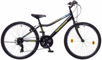 Neuzer bobby 24" 18s kerékpár fekete/zöld-kék 