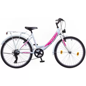   Neuzer Cindy City 20" 6 sebességes felszerelt lány babyblue/fehér-pink