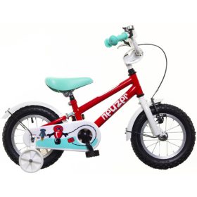 Neuzer BMX 12" kontrafékes piros/fehér-türkiz