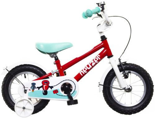 Neuzer BMX 14" fiú piros/fehér-türkiz