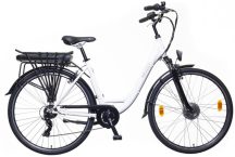 Neuzer Lido női 19,5 fehér/barna pedelec kerékpár