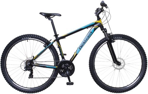 Neuzer Jumbo hobby tárcsafékes MTB 29/17" fekete/türkiz-sárga