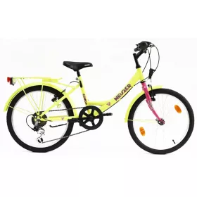   Neuzer Cindy City 20" 6 sebességes felszerelt lány sárga/pink-piros