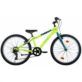 Neuzer bobby 24" 6s kerékpár neonzöld-kék