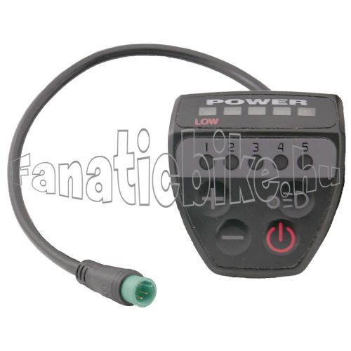 Műszerfal rövid kábellel, Neuzer Holland pedelec kerékpárhoz