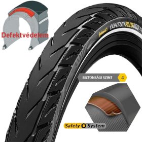   Continental  Contact Plus City 26x1,75 (47-559) reflektoros köpeny