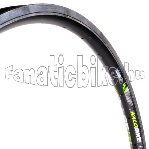Kalobike 20-622 36ly duplafalú felni alu fekete 