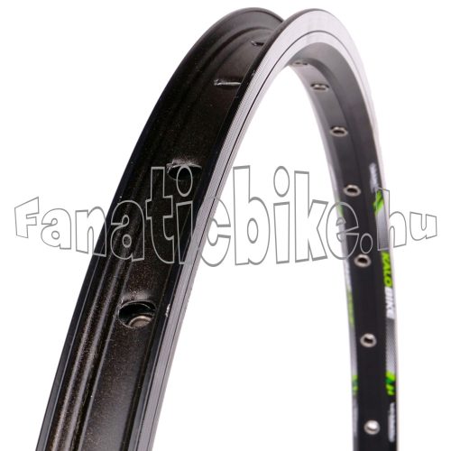 Kalobike duplafalú szegecselt 36 ly 18-622mm fekete felni