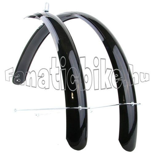 MTB plasztik sárvédö 58mm/26" U pálcás fekete