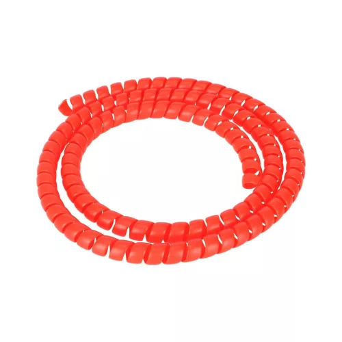 Piros kábelvédő cső 8mm – 1m