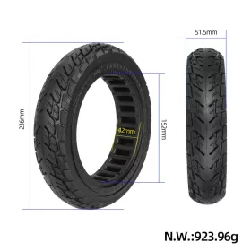  10x2,125/250x54 Tömör gumi /Ninebot F20F25F30F40/Mi4 