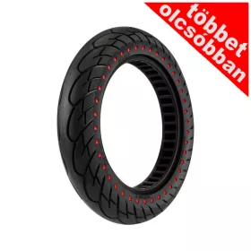 12x2,125 tömör gumi piros pöttyökkel (34mm slot)
