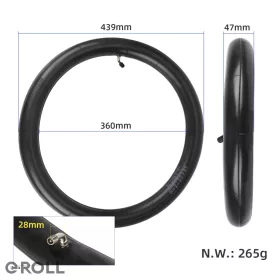 Gumibelső 18×2,5/2,70 | CST 60° szelepszár