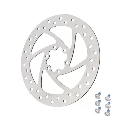 160mm féktárcsa – kerek,2mm- 6 csavaros (csavarokkal) Kukirin G2 G4