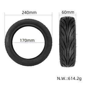  Külső gumi 60/65-6,9 tubeless – Segway Ninebot Max G2 hátsó kerék / Yuanxing 10"