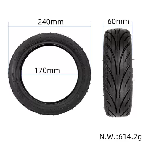 Külső gumi 60/65-6,9 tubeless – Segway Ninebot Max G2 hátsó kerék / Yuanxing 10"