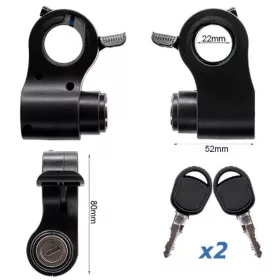 Kukirin G2 Pro 2024 gázkar gyújtáskapcsolóval