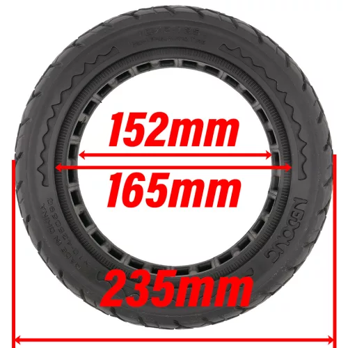 Nedong 10X2.125-6.5-B40 e-roller tömör gumi (Segway Ninebot F sorozathoz)
