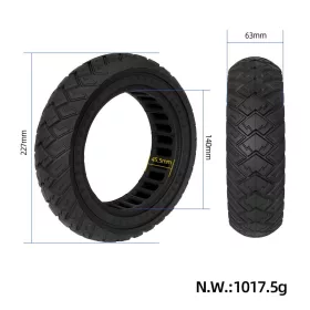 9,5x2,5 off-road tömör gumi 